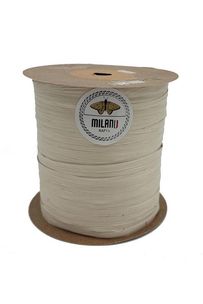 Nusrat Bilişim Milan Raffia Bone Colored Bag Accessory - 100 g (No:23)
