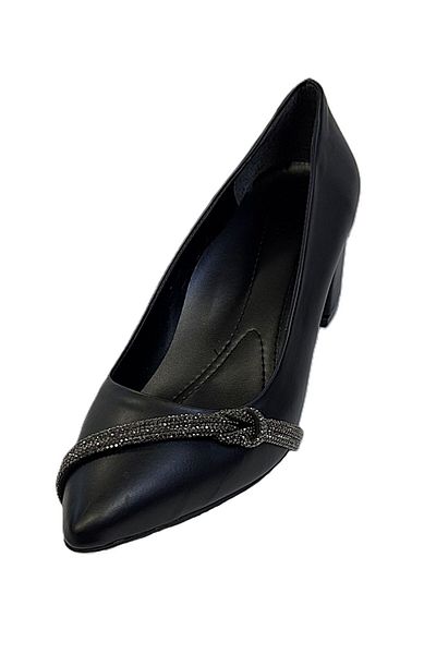 KAFKASLAR AYAKKABI Kafkaslar 5 cm Heeled Stone Large Size Women's Shoes