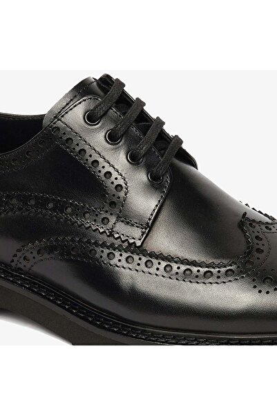 Greyder 64624 MR Deri Oxford Klasik Erkek Ayakkabı SİYAH