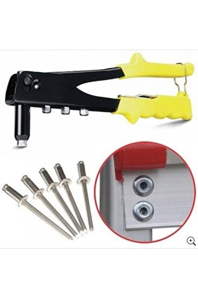 FırsatVar Perçin Tabancası Perçin Sıkma Pensesi 40 Perçin Çivisi Seti Takımı