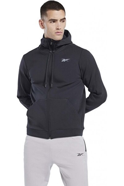 Reebok DreamBlend Fz Erkek Sweatshirt 100049185 Eşofman Üstü Erkek Ceket SİYAH