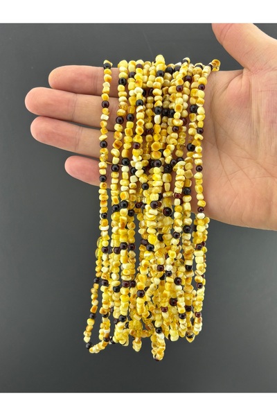 MİHMANDAR Damla Kehribar Kolye