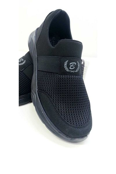 Ayakkabı Ülkesi Μαύρο χωρίς κορδόνια Ορθοπεδικό αναπνεύσιμο, χωρίς οσμή, ελαφρύ, εύκαμπτο, άνετο, μαλακό, άνετο πάνινο πάνινο σόλας