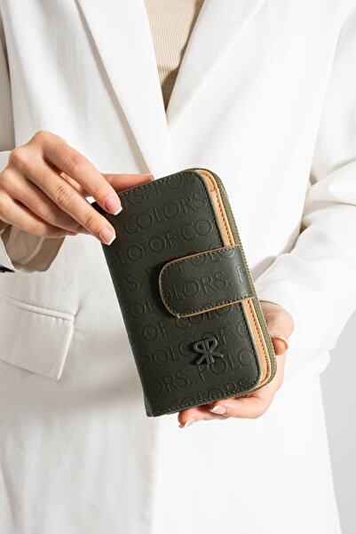 Polo Of Colors Kadın özel tasarım emprime Baskı Kadın El Cüzdanı 10x18 Ebatında