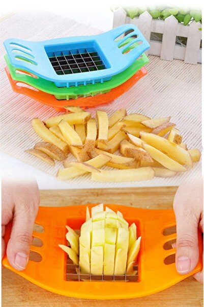 FırsatVar Kızartmalık Parmak Patates Doğrayıcı Dilimleyici Bıçak Aparat