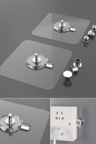 etteminönütoptanticaret Kiracılar Için Şeffaf Yapışkan Çivi Fotoğraf Çerçeves...