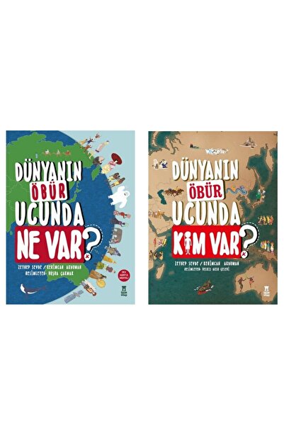 Taze Kitap Dünyanın Öbür Ucunda Ne Var -dünyanın Öbür Ucunda Kim Var 2 Kitap Set