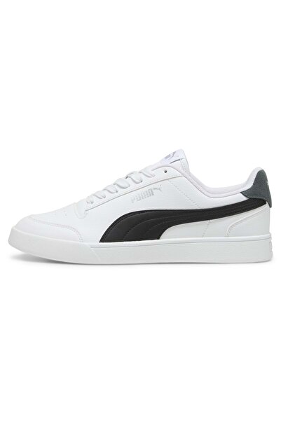 Puma Shuffle 309668-30 Sneaker Unisex Spor Ayakkabı BEYAZ-SİYAH