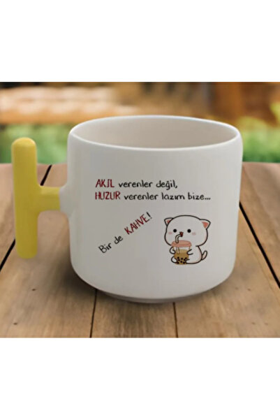 Tanem Tasarım Akıl Verenler Değil Huzur Verenler Lazım - T Kulp Kupa