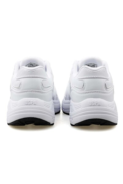 U.S. Polo Assn. U.S. Polo Assn Felix Unisex Running and Sports Shoes - Rubber Sole, White