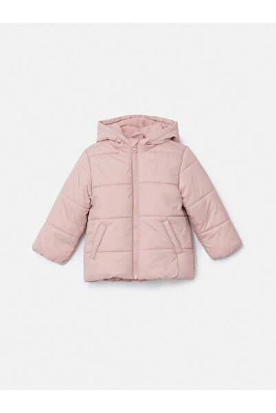 LC Waikiki Jachetă puf pentru fete Özmarka, sezon nou cu glugă