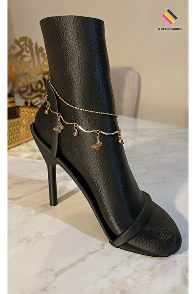 Anklet Display Stand - Holder Bracelet  Stylish Decorative Women's chain Silver Gold Steel Design exhibition