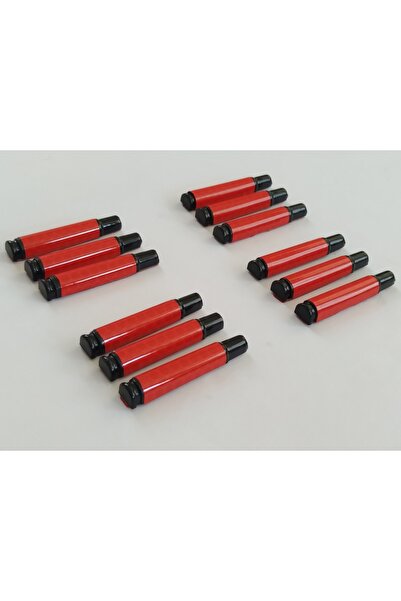 Space Kapı Bademi Takım Mermi KIRMIZI FOSFORLU (4 KAPI İÇİN) Kapı Süsü - Kapı Takozu - Kapı Koruması