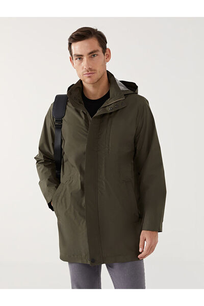 LC Waikiki LCW Vision Standard Fit Hooded Men's Coat