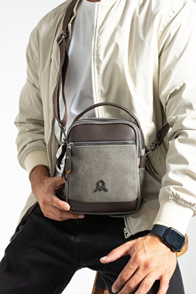 Baginn Men's Shoulder Bag Hand Holding 23*14 cm Crossbody Messenger Bag Mega Bag Canvas Fabric