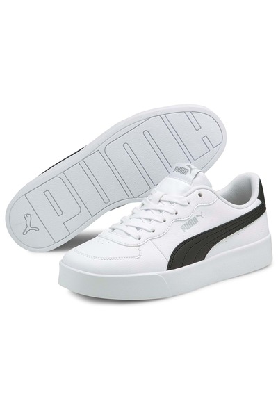 Puma Skye Clean 380147-04 Unisex Spor Ayakkabı BEYAZ-SİYAH