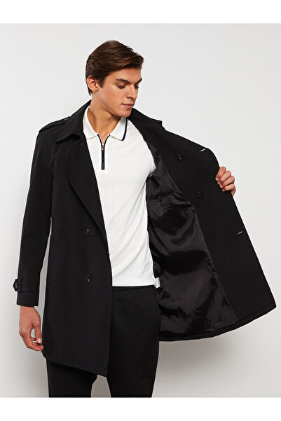 LC Waikiki Gabardine Ανδρική καμπαρντίνα - Lcwk Slim Fit, Γιακάς τζάκετ