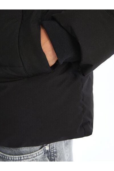 LC Waikiki XSIDE Новий чорний стандартний капюшонний чоловічий надувний пуховик