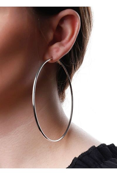 hbtasarim Large Size Double Hoop Earrings