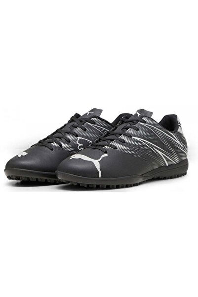 Puma Attacanto TT 107478-01 Erkek Halı Saha Ayakkabısı SİYAH-BEYAZ