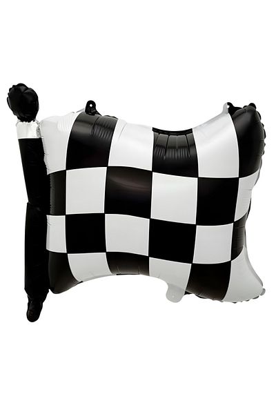 aşkın concept Checkered Flag Foil Balloon 60 cm