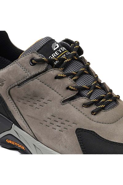 Greyder 16343 Mr Waterproof Gray Leather Men's Shoes