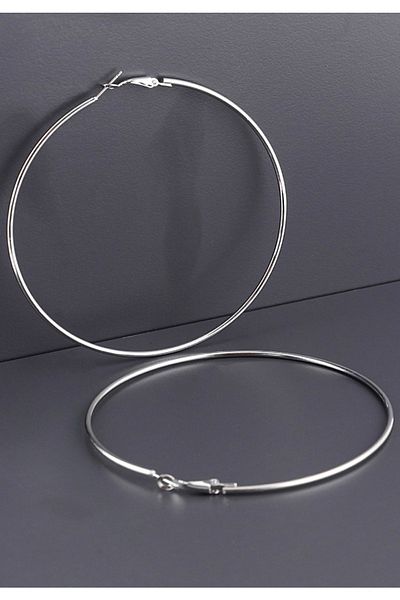 hbtasarim Large Size Double Hoop Earrings