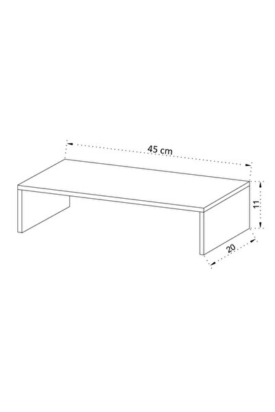 Lupicon Monitör yükseltici stand