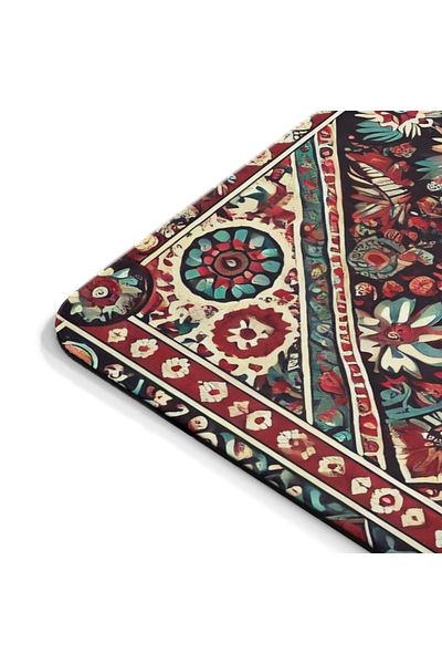 BASKIBAZAR Since 2020 Authentic Kilim Pattern Printed Rectangular Mousepad