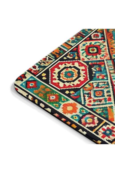 BASKIBAZAR Since 2020 Authentic Kilim Pattern Printed Rectangular Mousepad