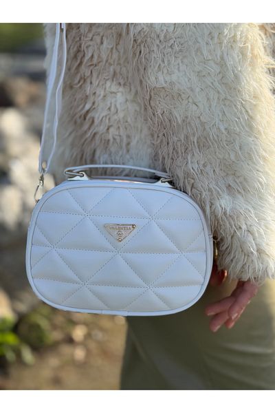 DEV 3 ADAM Simple and Stylish Women's Cross Shoulder and Hand Bag with White Compartments and Adjustable Straps
