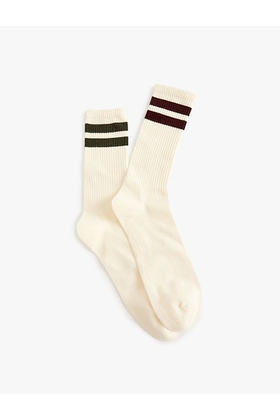Koton Tennis Socks 2 Pack Multicolored