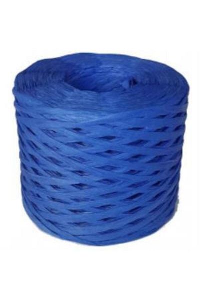 Nusrat Bilişim New Imported Raffia Rope - Bag Accessory, Sax Blue Color
