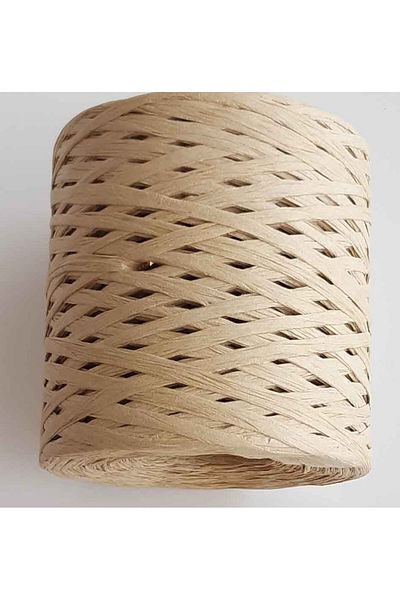 Nusrat Bilişim Straw Color Raffia Rope - Bag Accessory