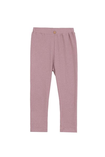 DUFFY KİDS 2-6 Years Old Ribbed Copper Colored Leggings with Belt