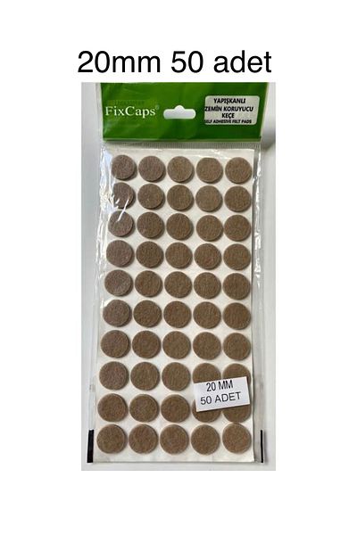 BGA Fixcaps Adhesive Floor Protector Felt 20mm 50 Pieces