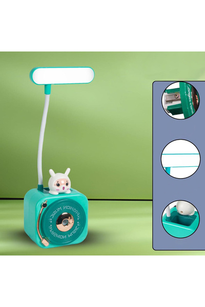 Sensoria Dekoratif Sevimli Çocuk Odası Gece Lambası Kalemtraş Masa Lambası Ka...