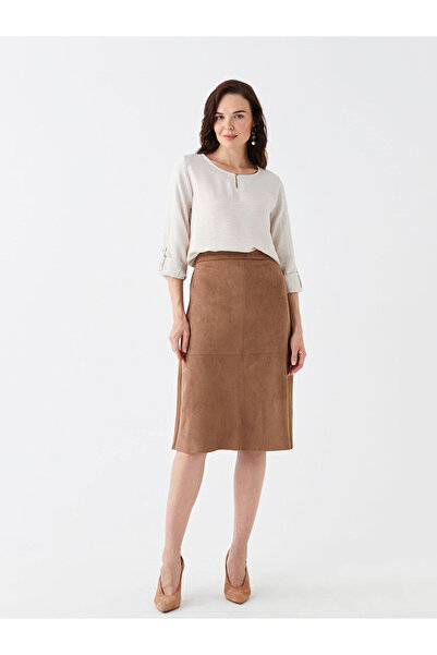 LC Waikiki Γυναικεία ίσια φούστα - με φερμουάρ στη μέση