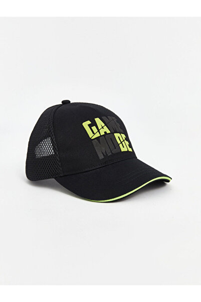 LC Waikiki Lcw Accessories Printed Mesh Detailed Boy Cap Hat