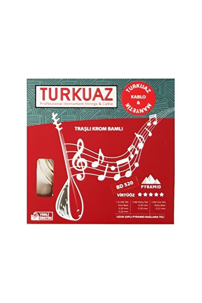 Turkuaz BD520 Žica za vezivanje sa dugom ručkom 020 Piramida + Kromirani SET ...