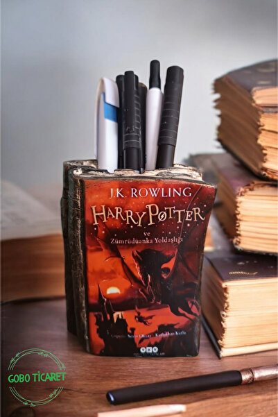 Gobo Harry Potter ve Zümrüdüanka Yoldaşlığı Kitabı Şeklindeki Kalemlik 10 x 8 cm