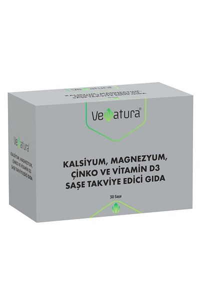 VeNatura Calcium Magnesium Zinc Vitamin D3 30 Sachets