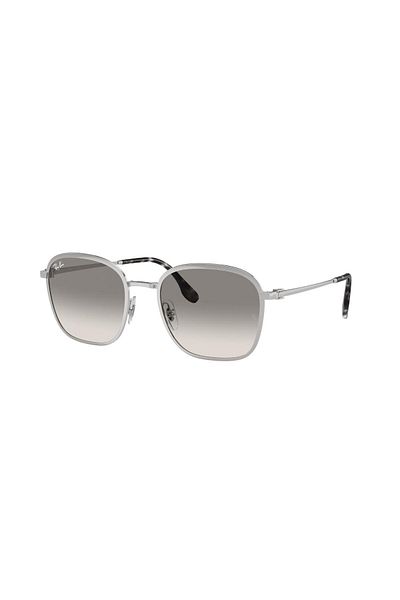 Ray-Ban Ray Ban Unisex Square Sunglasses- Rb 3720 - Lense Size:55mm - Silver