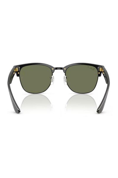 Ray-Ban Ray Ban Unisex Square Clubmaster Reverse Sunglasses- Rb R0504s - Lense Size:54mm - Black On Black