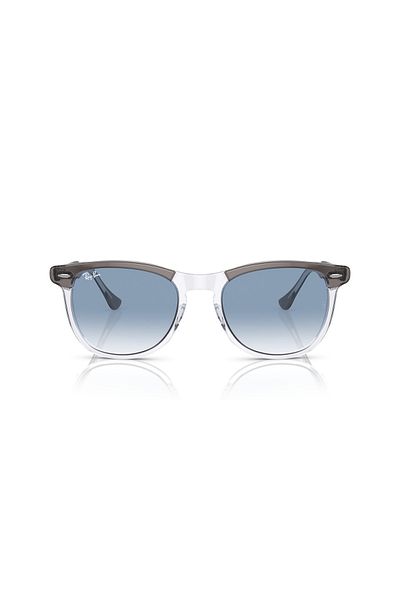 Ray-Ban Ray Ban Unisex Pillow Eagleeye Sunglasses- Rb 2398 - Lense Size:53mm - Grey On Transparent