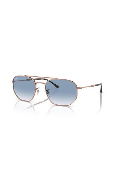 Ray-Ban Ray Ban Unisex Irregular Sunglasses- Rb 3707 - Lense Size:54mm - Rose Gold