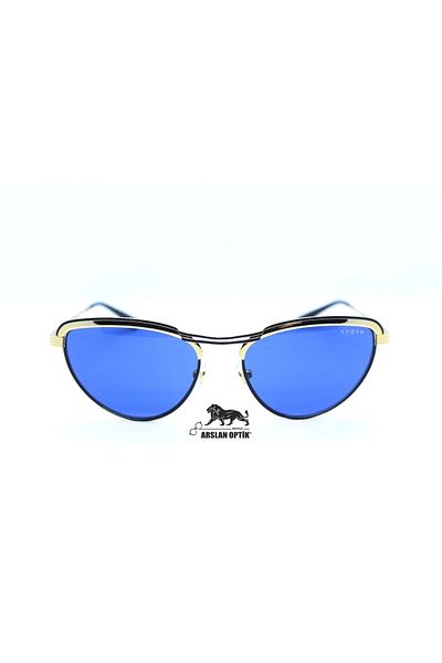 Vogue Woman Irregular Sunglasses- Vo 4236s - Lense Size:55mm - Gold