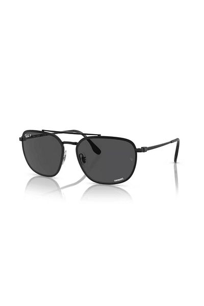 Ray-Ban Ray Ban Unisex Square Sunglasses- Rb 3708 - Lense Size:59mm - Black