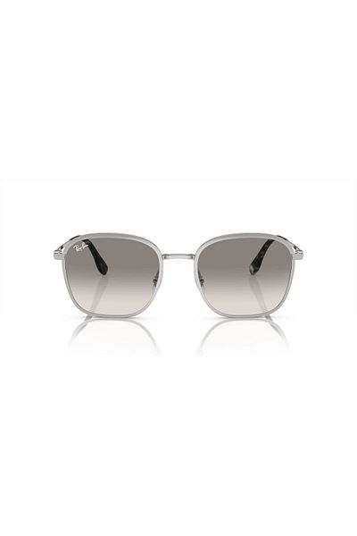 Ray-Ban Ray Ban Unisex Square Sunglasses- Rb 3720 - Lense Size:55mm - Silver