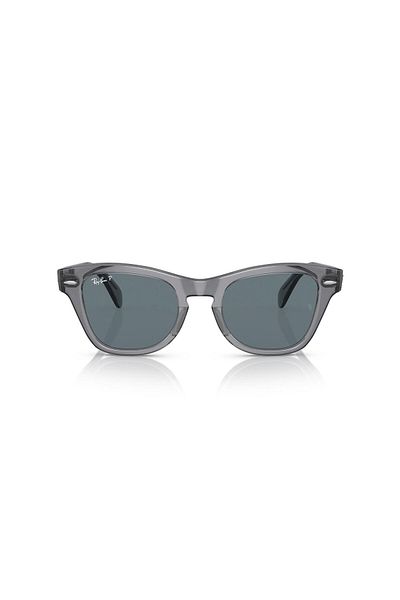 Ray-Ban Ray Ban Unisex Square Sunglasses- Rb 0707s - Lense Size:53mm - Transparent Grey
